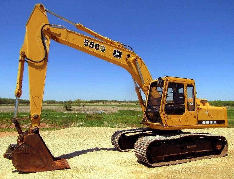 John Deere Excavators 490d  590d Operation And Test
