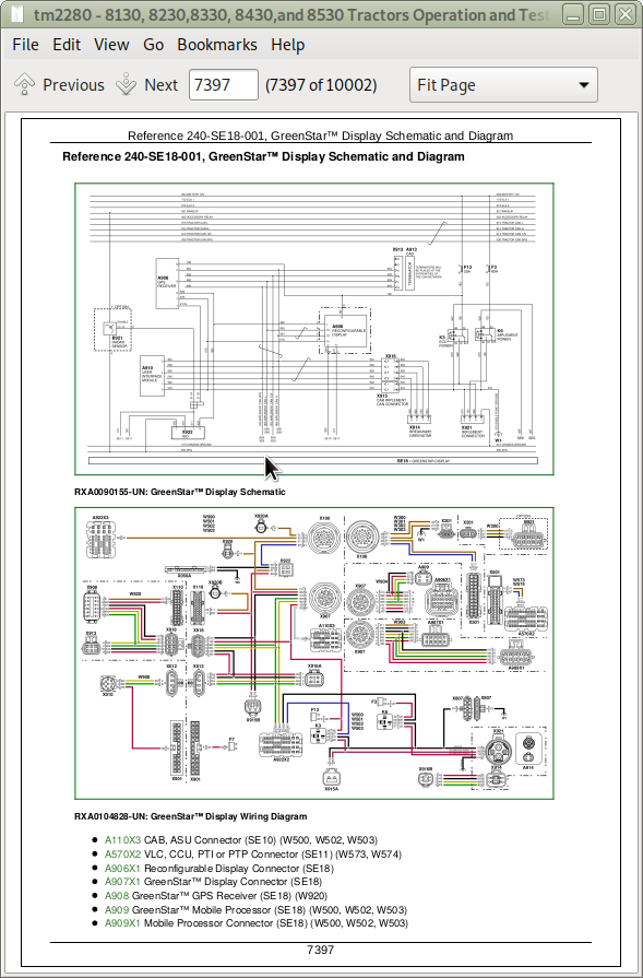 FUSE BOX / SYMBOLS (OPEN OPERATOR'S STATION) - TRACTOR John Deere 6130 -  TRACTOR - 6130 Tractor (Engine 4045HL282,4045HL287)(European Edition)  Electrical Components / Control Units And Miscellaneous Small Parts FUSE BOX  / SYMBOLS (OPEN OPERATOR'S