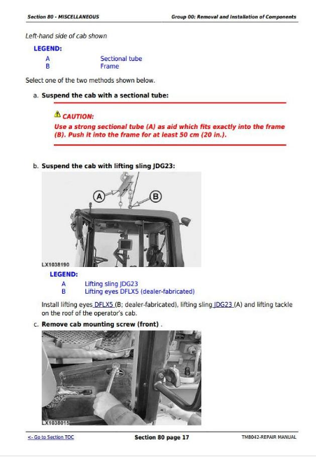 John Deere Tractors 7430 Premium 7530 Premium Repair Service Manual Tm8042 A Repair Manual Store