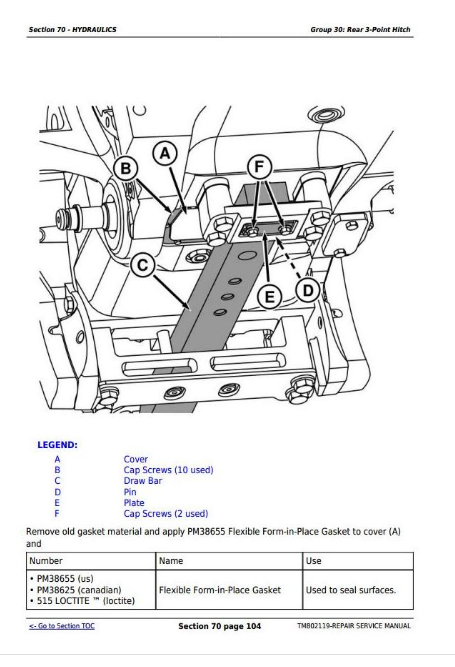 John Deere Tractors 7185j 7195j 7205j 7210j 7225j Repair Service Manual Tm802119 A Repair Manual Store