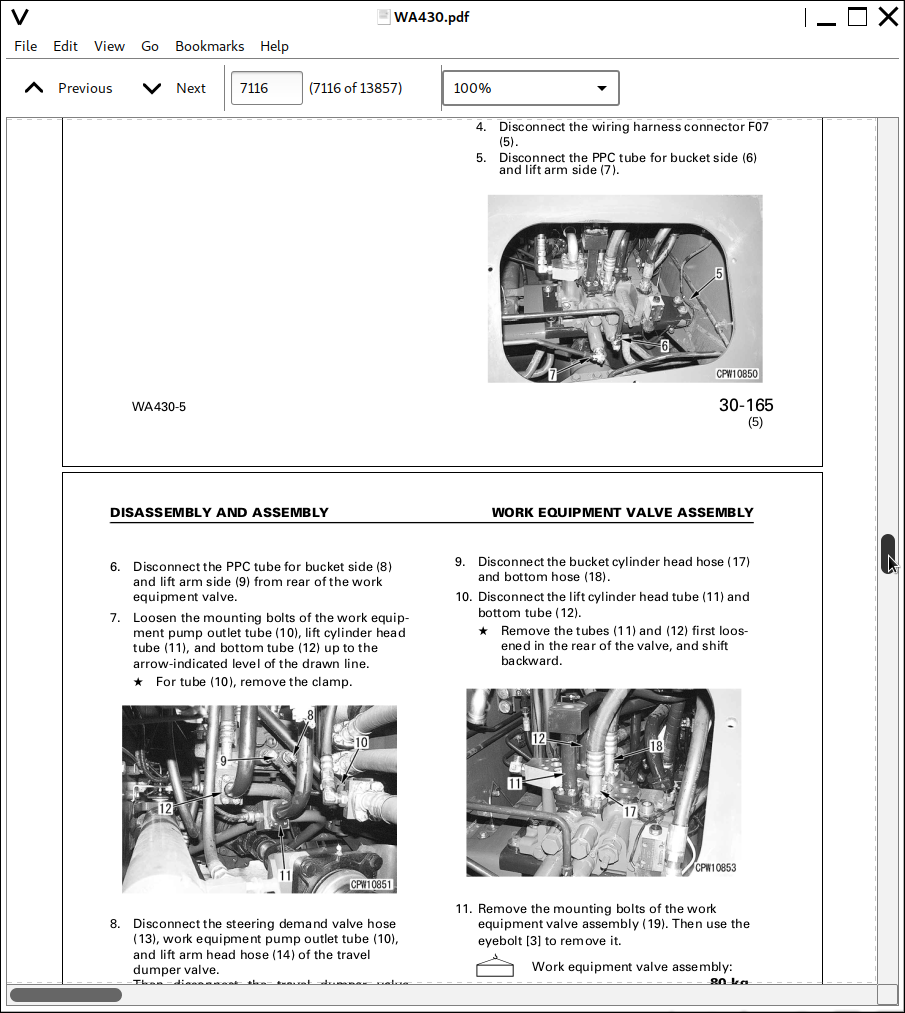 wheel loader komatsu 510 repair manual