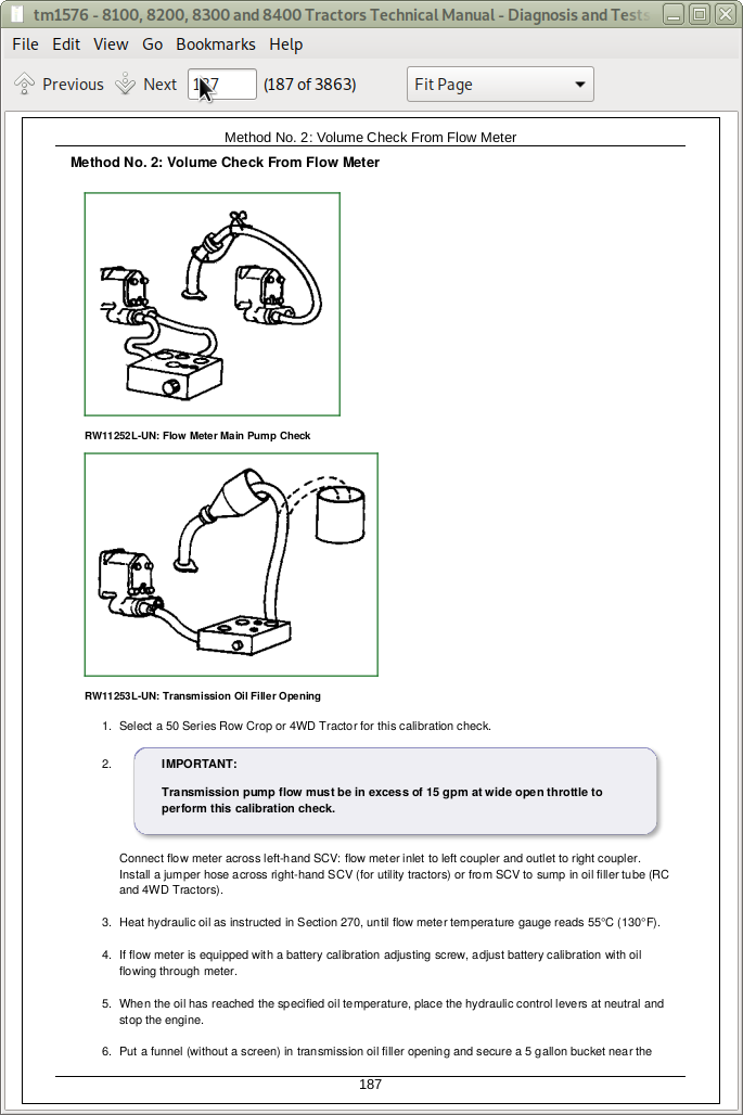 John Deere Tractors 8100 8200 8300 8400 Diagnosis And Tests