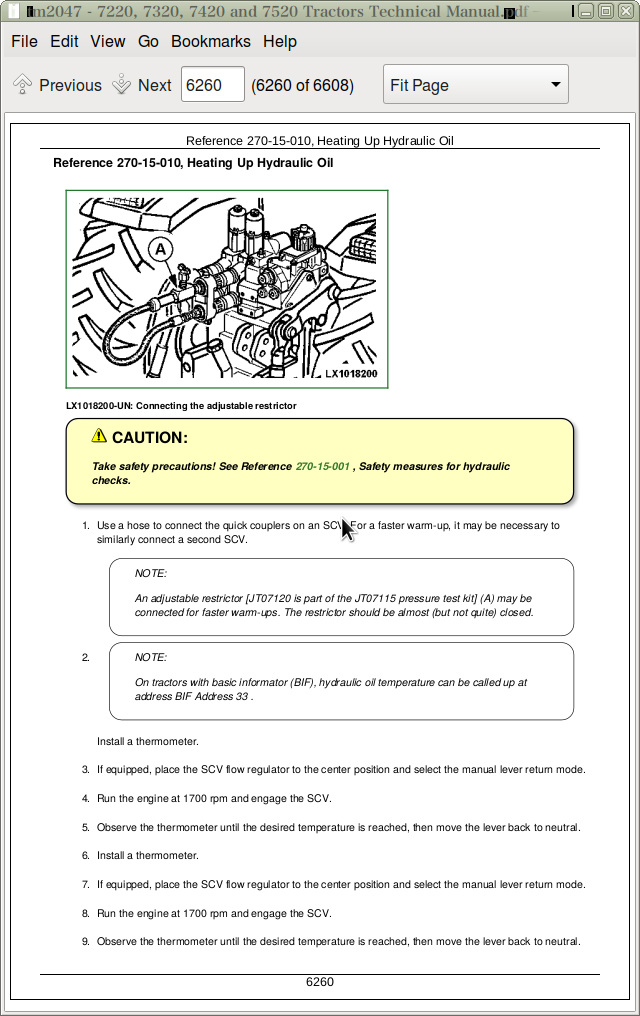 John Deere Tractors 7220 7320 7420 7520 Diagnosis And Tests Service Technical Manual Tm2047 A Repair Manual Store